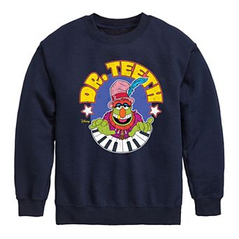 Disney's The Muppets Boys 8-20 Electric Mayhem Dr. Teeth Long Sleeve