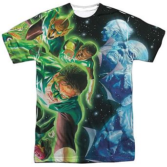 Green Lantern Guardians Short Sleeve Adult 100% Poly Crew T-shirt