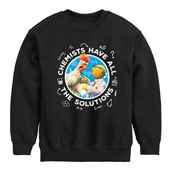 Disney's The Muppets Boys 8-20 Chemists Solutions Fleece Sweatshirt