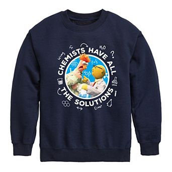 Disney's The Muppets Boys 8-20 Chemists Solutions Fleece Sweatshirt