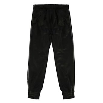 Gioberti Boy's Athletic Jogger Track Pants With Ribbed Zipper Ankle Cuffs