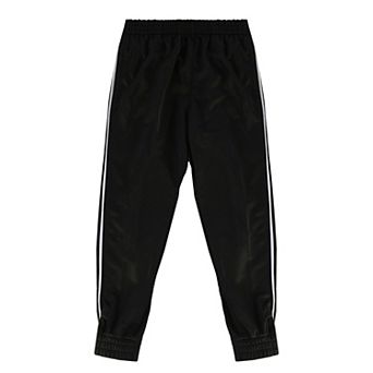 Gioberti Boy's Athletic Jogger Track Pants With Ribbed Zipper Ankle Cuffs