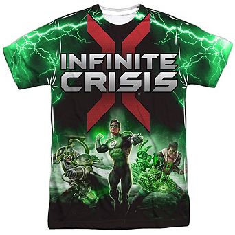 Infinite Crisis Ic Green Lantern Short Sleeve Adult Poly Crew T-shirt