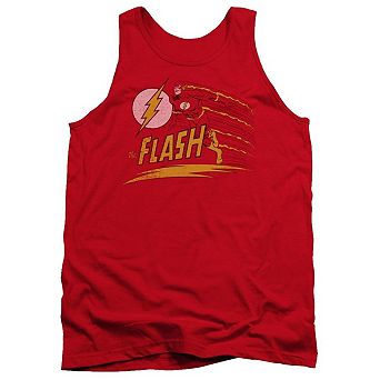 Dc Comics Flash Like Lightning Adult Tank Top