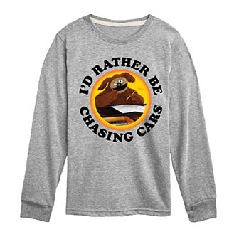 Disney's The Muppets Boys 8-20 Rather Be Chasing Cars Long Sleeve