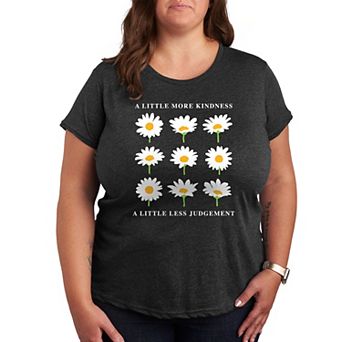 Plus Daisies A Little More Kindness Graphic Tee