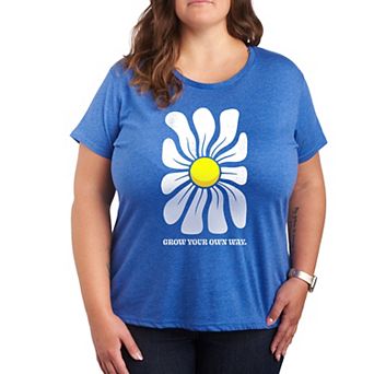 Plus Grow Your Own Way Daisy Graphic Tee