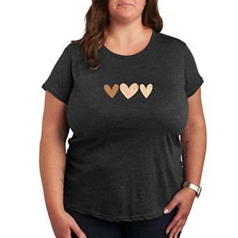 Plus Sketchy Hearts Graphic Tee
