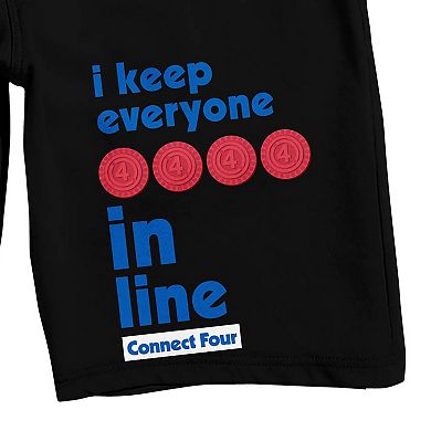 Men's Connect Four Logo Pajama Shorts