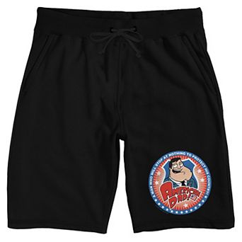 Men's American Dad A Man Who Will Stop At Nothing Pajama Shorts