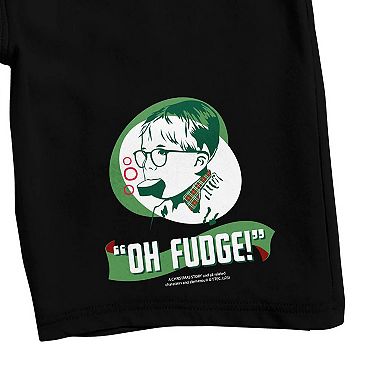 Men's A Christmas Story Oh Fudge Pajama Shorts