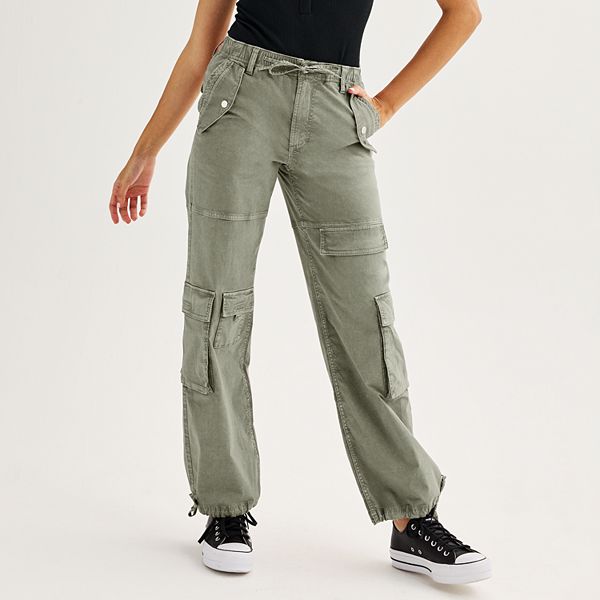 Juniors' SO® High Rise Utility Cargo Joggers