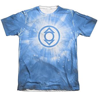 Green Lantern Indigo Energy Adult 65/35 Poly/cotton Short Sleeve T-shirt