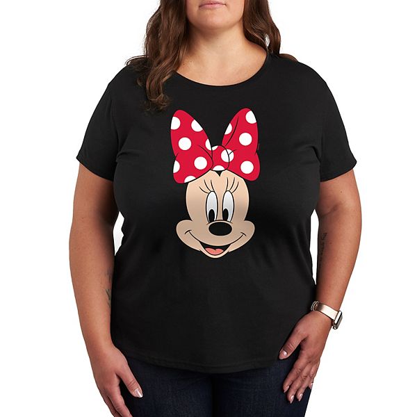 Disney's Minnie Mouse Plus Face Graphic Tee