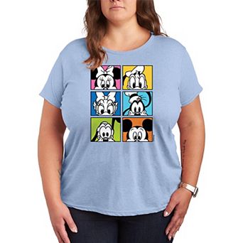 Disney's Mickey Mouse & Friends Plus Grid Graphic Tee