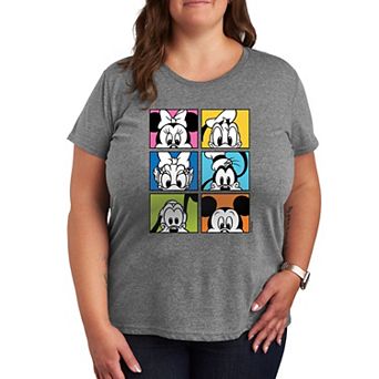 Disney's Mickey Mouse & Friends Plus Grid Graphic Tee