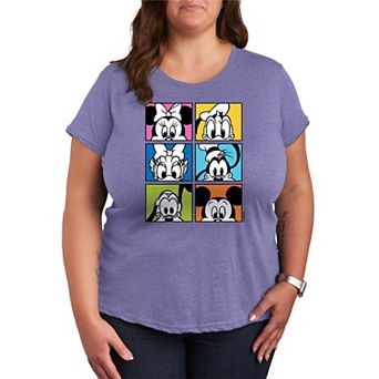 Disney's Mickey Mouse & Friends Plus Grid Graphic Tee