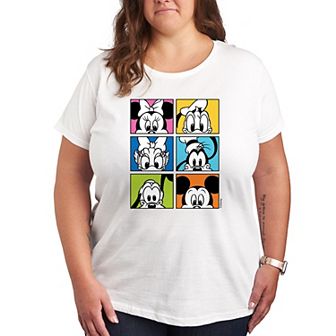 Disney's Mickey Mouse & Friends Plus Grid Graphic Tee