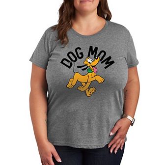 Disney's Pluto Plus Size Dog Mom Graphic Tee