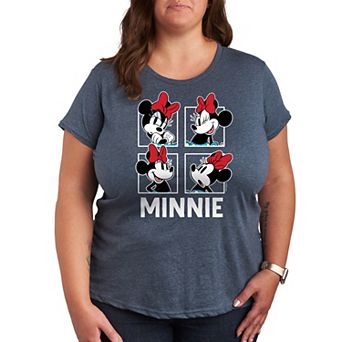 Disney's Minnie Mouse Plus Size Grid Graphic Tee