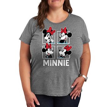 Disney's Minnie Mouse Plus Size Grid Graphic Tee