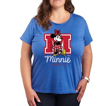 Disney's Minnie Mouse Plus Collegiate Graphic Tee