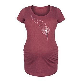 Maternity Dandelion Seeds Graphic Tee