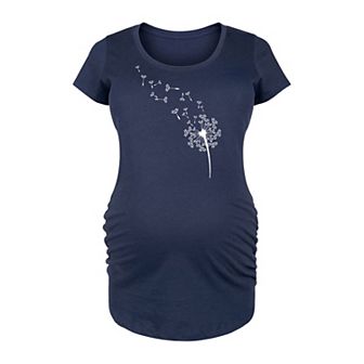 Maternity Dandelion Seeds Graphic Tee