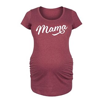 Maternity Script Mama Graphic Tee