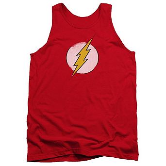 Dc Comics Flash Rough Flash Logo Adult Tank Top