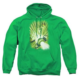 Green Lantern Lanterns Light Adult Pull Over Hoodie