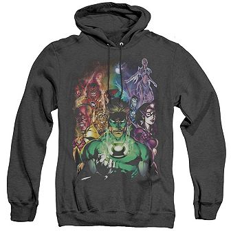 Green Lantern The New Guardians Adult Heather Hoodie
