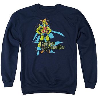 Dc Comics Martian Manhunter Adult Crewneck Sweatshirt