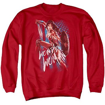 Wonder Woman Movie American Hero Adult Crewneck Sweatshirt