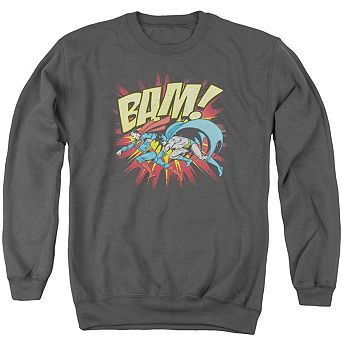 Dc Comics Bam Adult Crewneck Sweatshirt