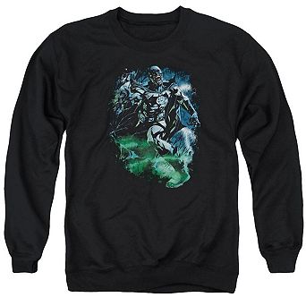 Green Lantern Black Lantern Batman Adult Crewneck Sweatshirt