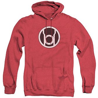 Green Lantern Red Lantern Logo Adult Heather Hoodie