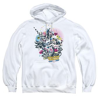 DC Comics Power Trio Adult Pull Over Hoodie