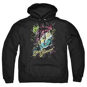 DC Comics Color Block Adult Pull Over Hoodie