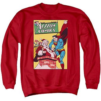 Dc Comics Cover No. 105 Adult Crewneck Sweatshirt