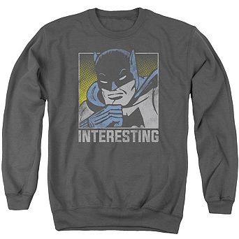 Dc Comics Interesting Adult Crewneck Sweatshirt