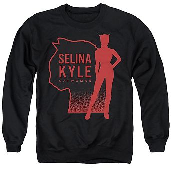 The Batman Selina Kyle Catwoman Adult Crewneck Sweatshirt