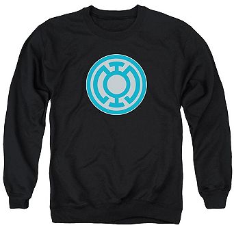 Green Lantern Blue Symbol Adult Crewneck Sweatshirt