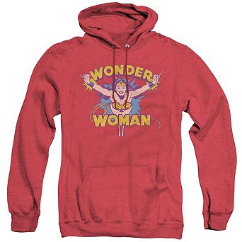DC Comics Flying Through Adult Heather Hoodie