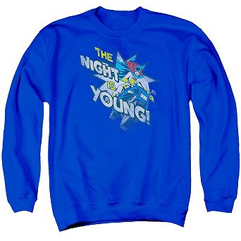Dc Comics The Night Is Young Adult Crewneck Sweatshirt