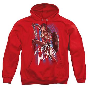 Wonder Woman Movie American Hero Adult Pull Over Hoodie