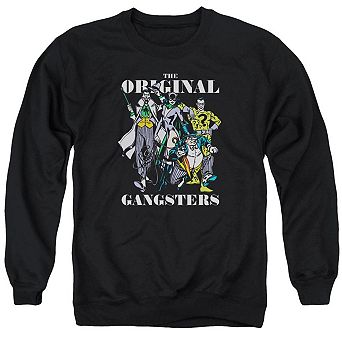 Dc Comics Original Gangsters Adult Crewneck Sweatshirt