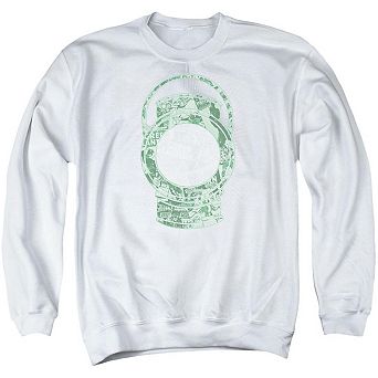 Dc Comics Lantern Cover Adult Crewneck Sweatshirt
