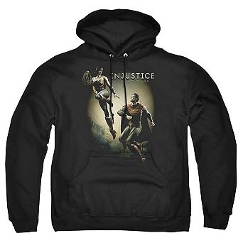 Injustice Gods Among Us Battle Of The Gods Adult Pull Over Hoodie