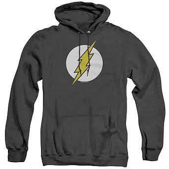 DC Comics Flash Flash Logo Adult Heather Hoodie
